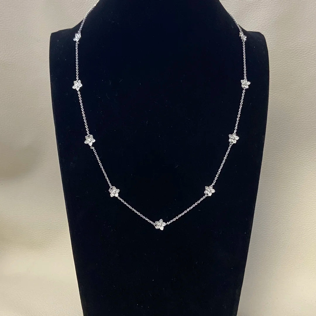 The 925 silver women's jewelry collection includes classic butterfly earrings, butterfly bracelets, and butterfly necklaces.