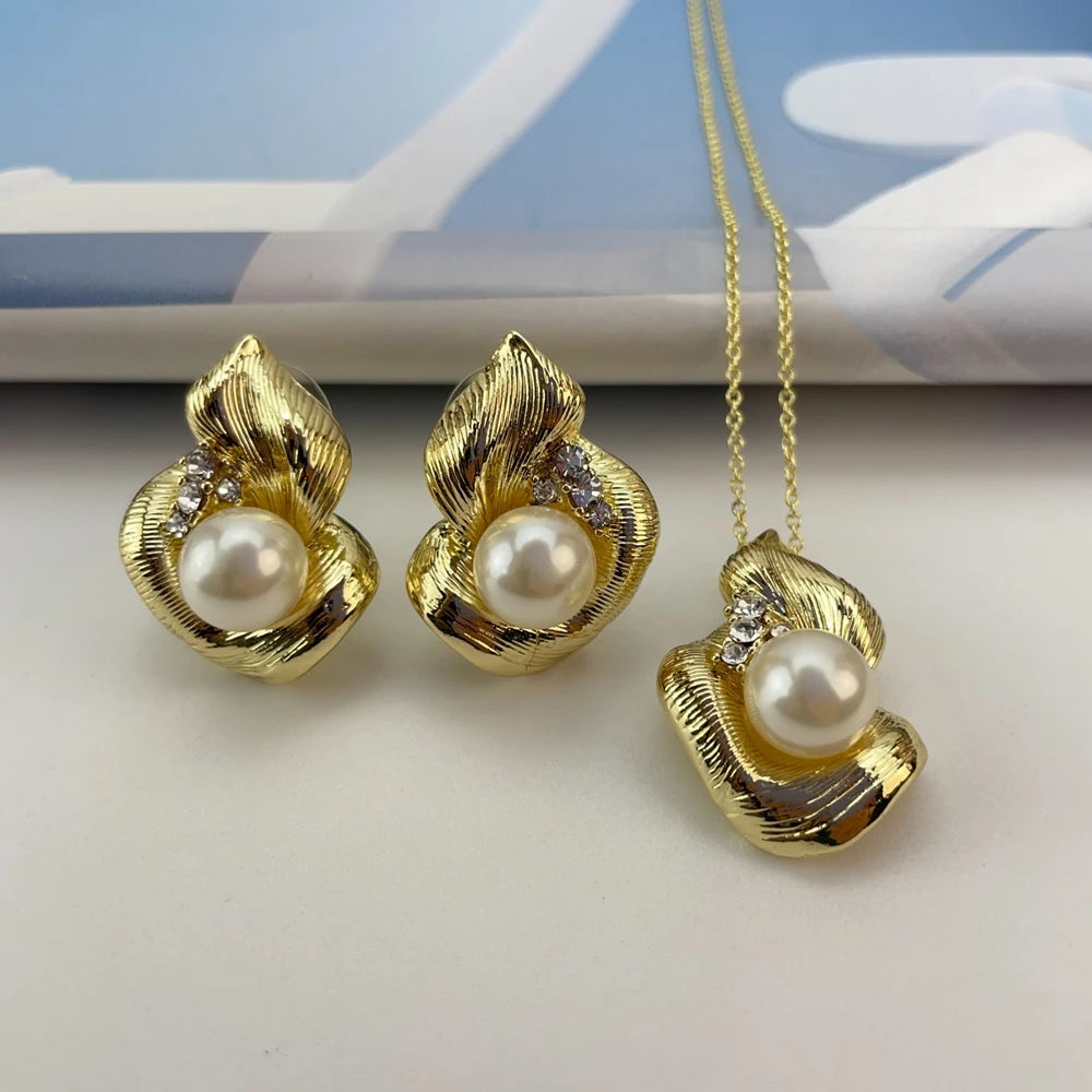 Fashion Classic Jewelry For Women Earrings Pendent Romantic Sets For Wedding Party Anniversary Gift Trendy Sets KY29284